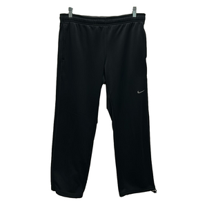 Nike Therma Fit Black Sweatpants Adjustable Ankle and Elastic Waist Size Medium